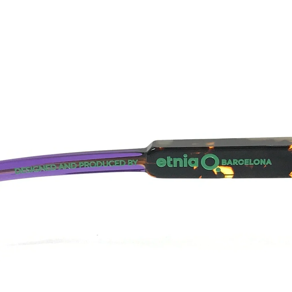 Etnia Barcelona Eyeglasses Frames CHROMA N42 PUHV Purple Havana Brown 52-19-140